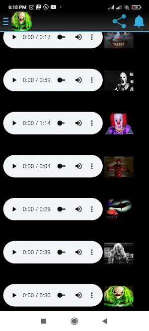 Sonidos De Payasos Asesinos Screenshot 2