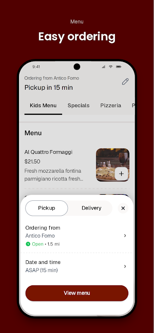 Antico Forno Screenshot 2
