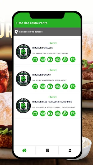 H Burger et Pizza Screenshot 2