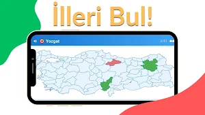 Türkiye Coğrafyası İl Bulmaca Screenshot 1