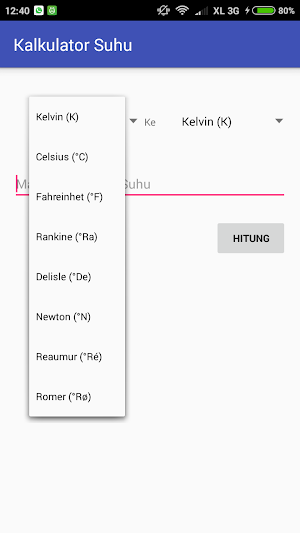 Menghitung Skala Suhu Screenshot 1