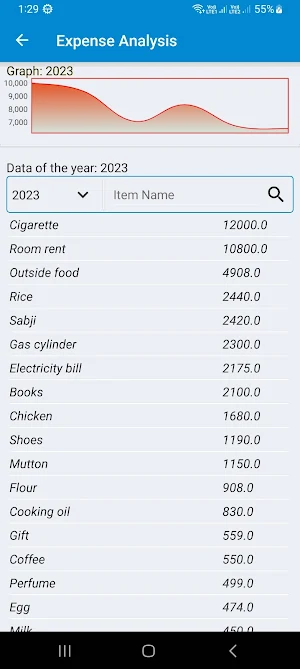 Expense Tracker App Screenshot 1