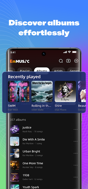 EnMusic: Offline Audio Player Screenshot 3