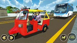 Modern Tuk Tuk Auto Driving Screenshot 3