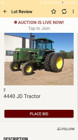 M & R Auctions Screenshot 2