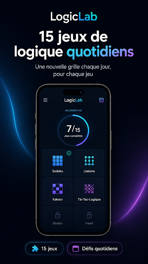 LogicLab – Daily Logic Games Screenshot 1