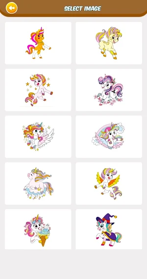 Unicorn Coloring Books Screenshot 0