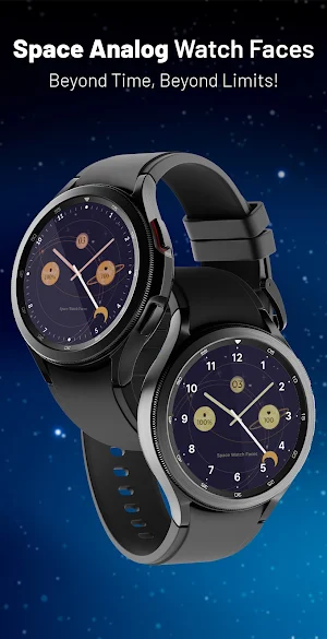 Space Analog Watch Faces Screenshot 3