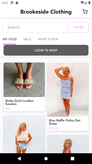 Brookeside Clothing Screenshot 1