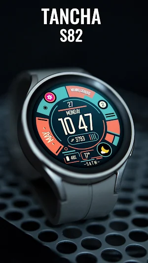 Tancha S82 Info Hub Watch Face Screenshot 2