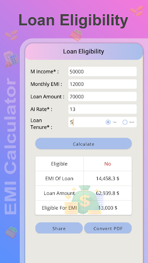 EMI Calculator: Finance Tool Screenshot 0