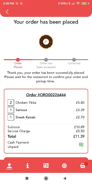 The Indian eatery Screenshot 2