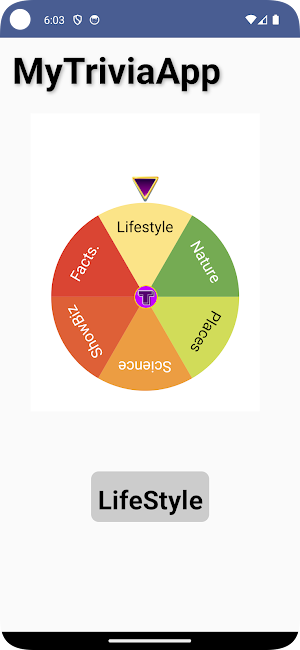 MyTriviaApp Screenshot 0