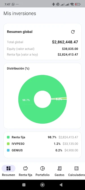 Mis Inversiones BDC Screenshot 1