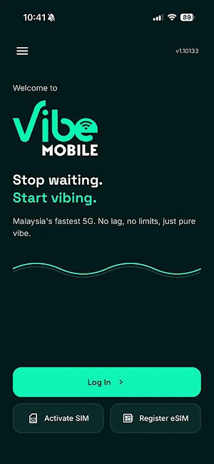 Vibe Mobile Screenshot 0