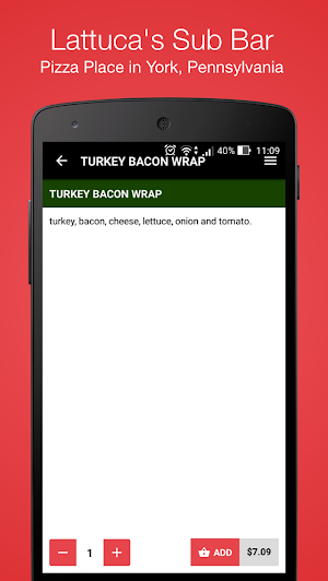 Lattuca's Sub Bar Screenshot 2