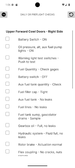 Heli Aviation Checklist Screenshot 3