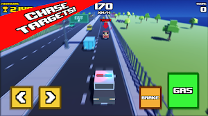 Crazy Road: Police Chase Screenshot 1