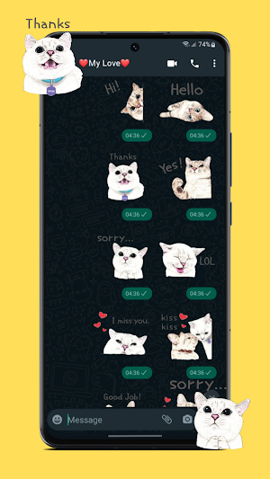 Stickers - Cat WASticker 2023 Screenshot 2