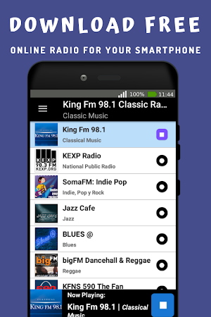 King Fm 98.1 Classic Radio Screenshot 1