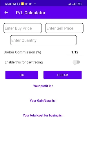 Smart Stock Calculator Screenshot 3