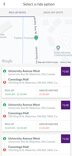 The M - Microtransit Screenshot 3