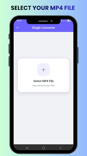 MP4 to MP3 Video Converter App Screenshot 1