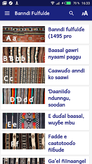fulfulde proverbes Screenshot 0