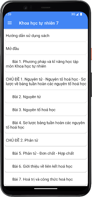 Khoa học tự nhiên Lớp7 Screenshot 3