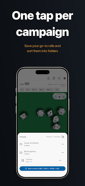 Dice Rune – 3D RPG Dice Roller Screenshot 3