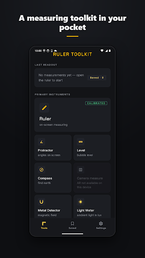 Ruler: Measure, Level & Tools Screenshot 0