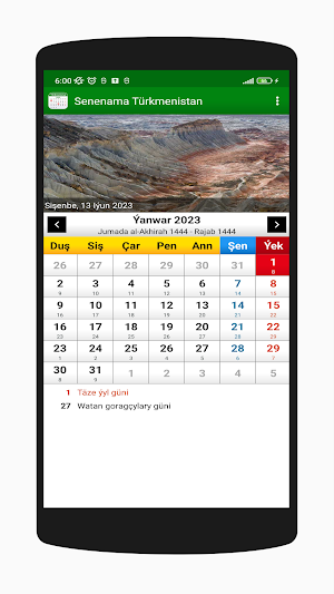 Senenama Türkmenistan 2023 Screenshot 0