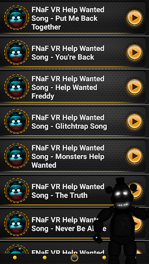 FNaFVR Help Wanted Song Ringtones Screenshot 0