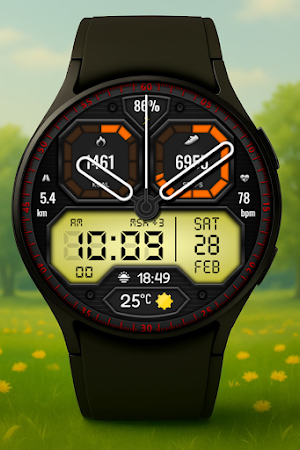 Hybrid 2.0 Watch Face Screenshot 1