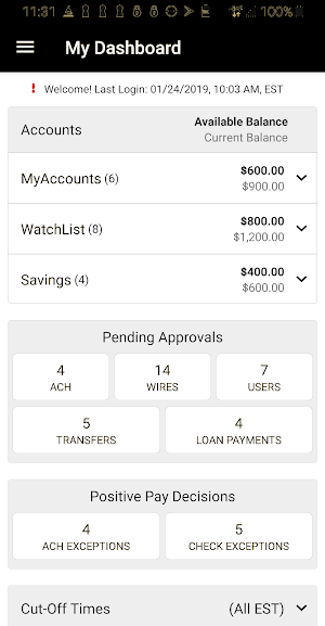 First Oklahoma Treasury Screenshot 0