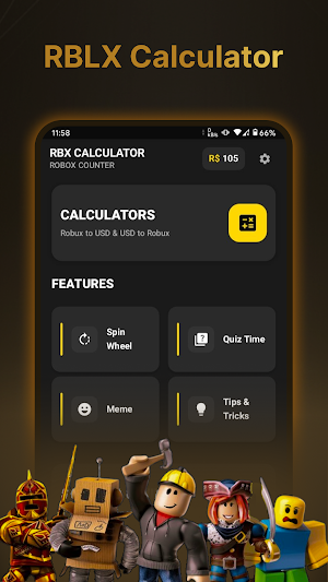 Rblx Calc - Get Robux Counters Screenshot 0