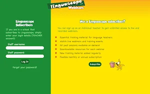 Linguascope Webinars Screenshot 0