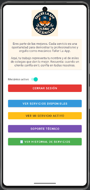 TallerLaApp Mecánicos Screenshot 0