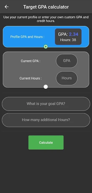 GPA Manager Screenshot 2