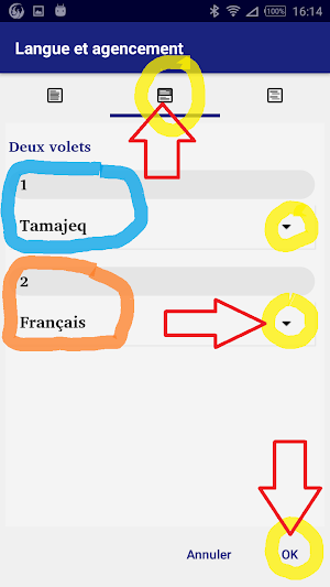 Tamasheq NT franç Engl Arabe Screenshot 3