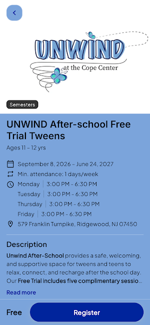 Cope Center for Autism Screenshot 1