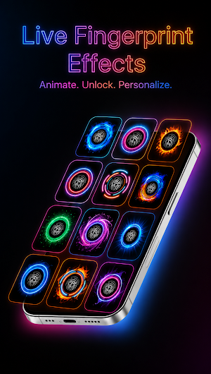 Fingerprint Lock & Animation Screenshot 2