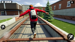 Going Up Jump Parkour Rooftop Screenshot 1