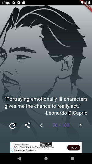 Leonardo DiCaprio Quotes Screenshot 0