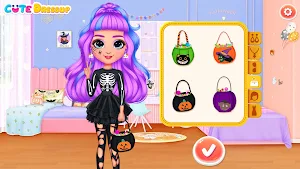 Rainbow Halloween Dollhouse Screenshot 1