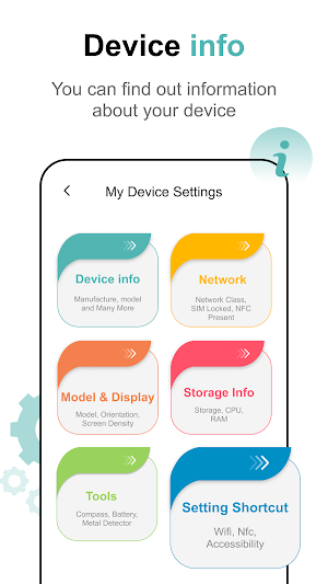 My Mobile Device Settings Screenshot 1