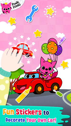 Cars Coloring Book PINKFONG Screenshot 2