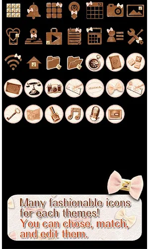 Lace & Ribbons Theme +HOME Screenshot 3