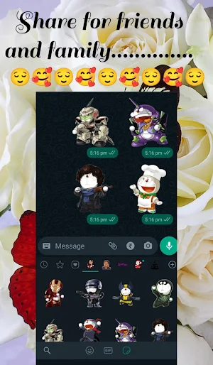 Cartoon Sticker For Whatsapp Screenshot 3