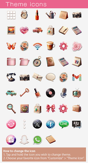 Tea Time and Roses Theme +HOME Screenshot 3